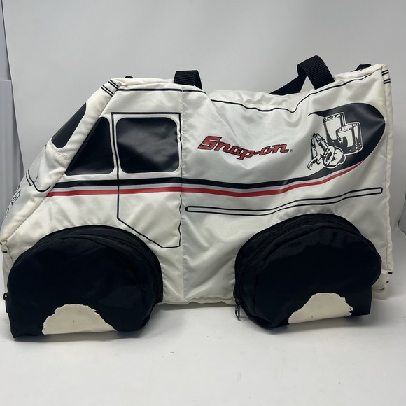 Vintage Snap On Tools Van Truck Shaped Tote Duffle Bag Collectible Advertising - Picture 1 of 11